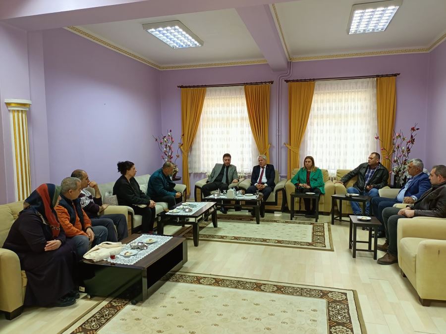 BAŞKAN GÜNEY’DEN DEPREMZEDELERE ZİYARET