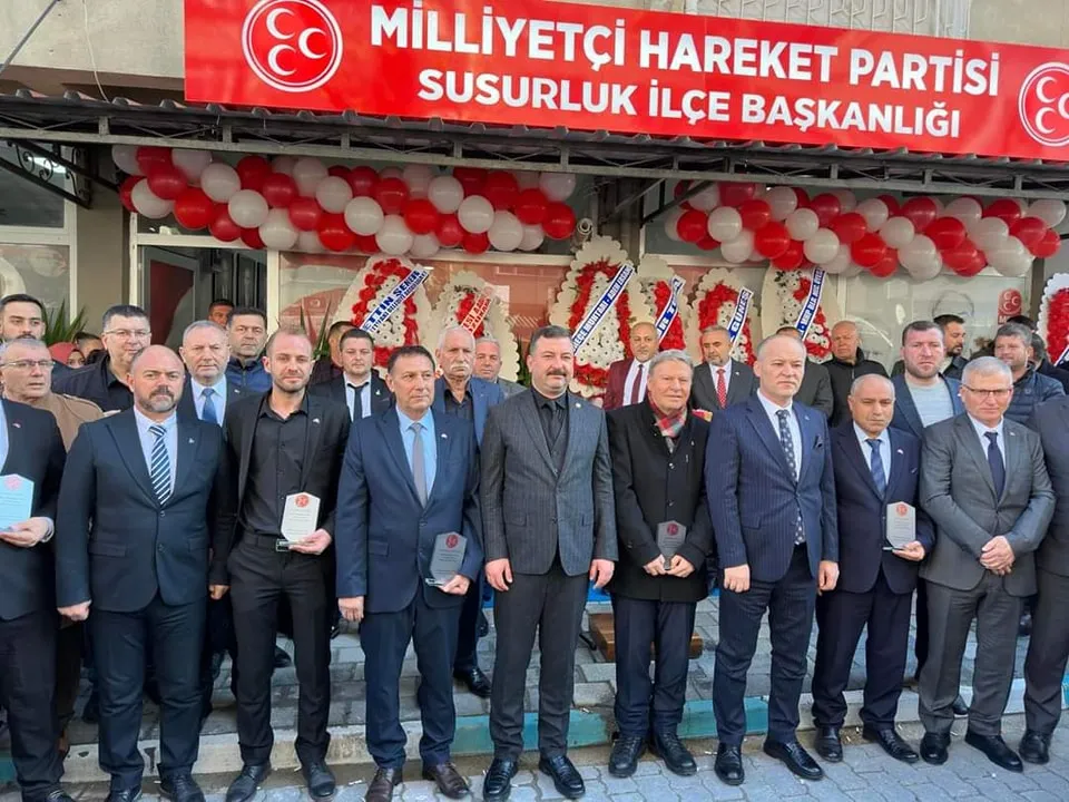 SUSURLUK MHP İLÇE BİNASI AÇILDI