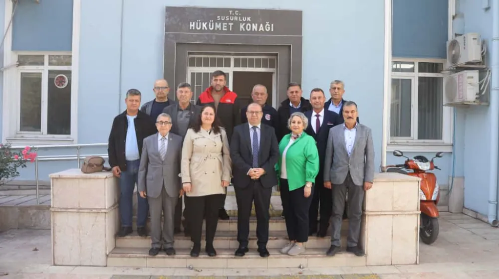MUHTARLAR KAYMAKAM GÜLEN’İ ZİYARET ETTİ