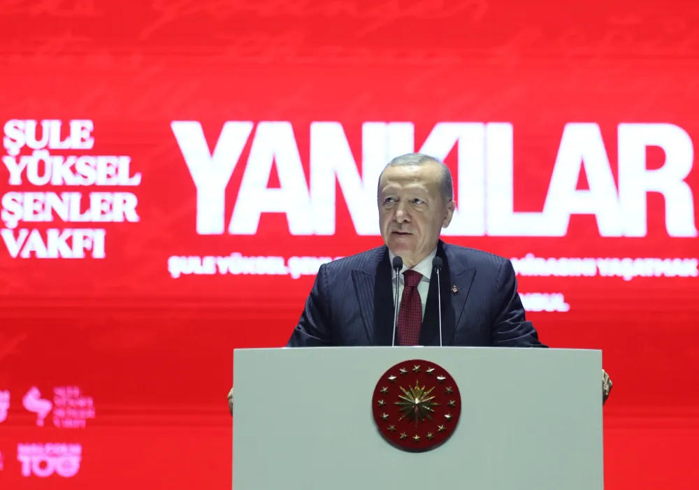 CUMHURBAŞKANI ERDOĞAN: “HAKSIZLIĞIN KARANLIĞI HAKİKATİN IŞIĞINI BASTIRAMAZ”