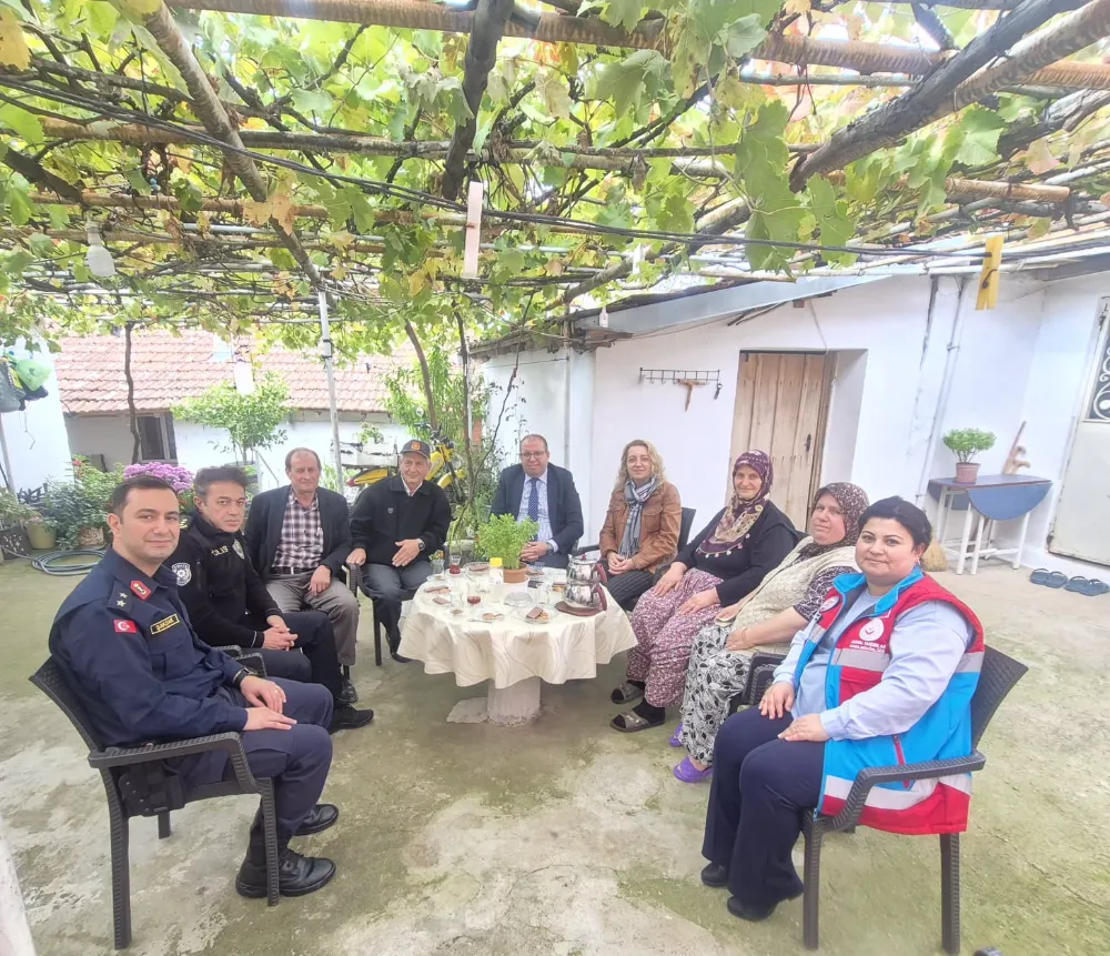 KAYMAKAM GÜLEN’DEN KIBRIS GAZİSİ MEHMET SAİT VE AİLESİNE ANLAMLI ZİYARET