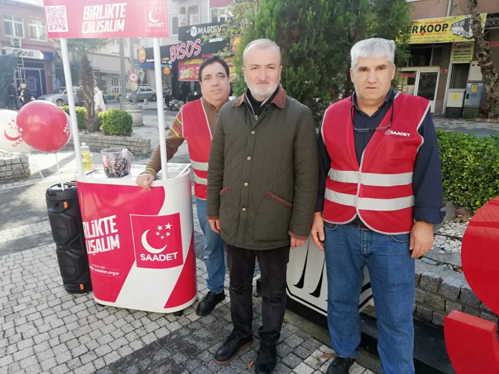 SUSURLUK SAADET PARTİSİ ÜYE KAYITLARINA DEVAM EDİYOR