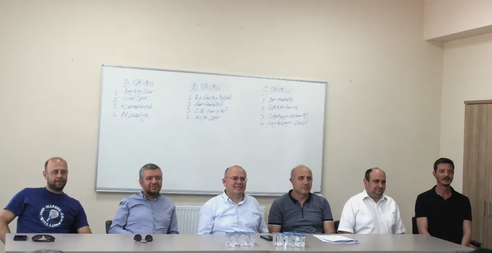 2025 AİLE YILI GELENEKSEL KAYMAKAMLIK FUTBOL TURNUVASI KURA ÇEKİMİ GERÇEKLEŞTİRİLDİ