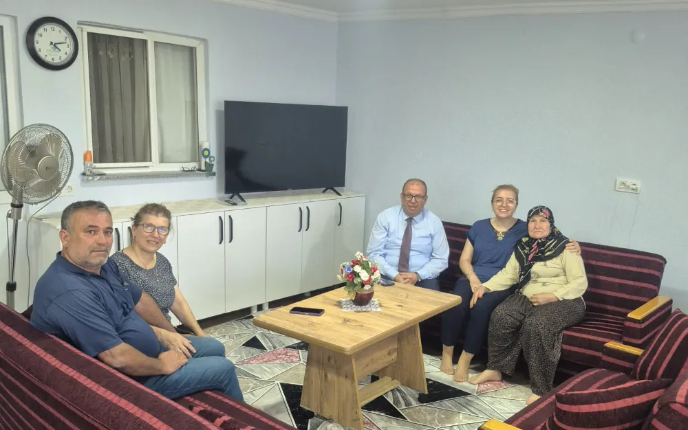 KAYMAKAM GÜLEN, ŞEHİT AİLESİNİ ZİYARET ETTİ