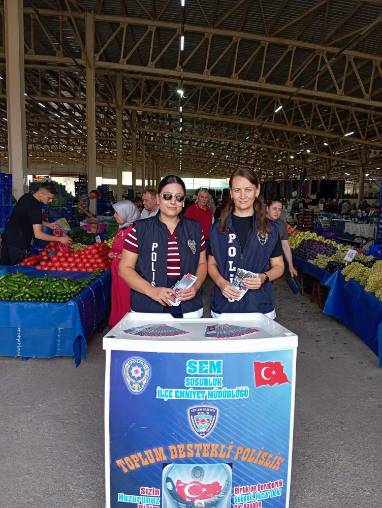 İLÇE EMNİYET MÜDÜRLÜĞÜ: “TEK TUŞLA ŞİDDETİN KARŞISINDA KADINLARIN YANINDA”