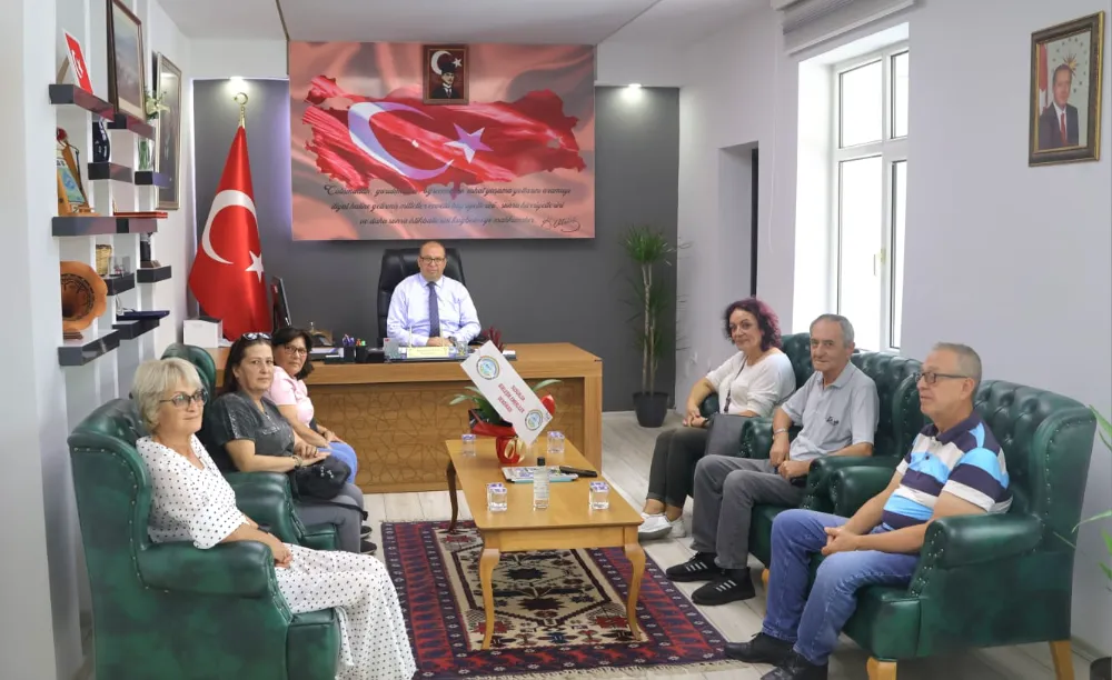 BİRLEŞİK EMEKLİLER SENDİKASI KAYMAKAM TURGUT GÜLEN’İ ZİYARET ETTİ