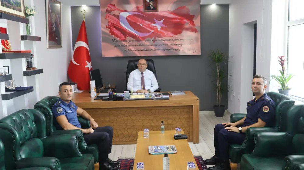 KAYMAKAMLIKTA ASAYİŞ ZİRVESİ: GÜVENLİK ÖNLEMLERİ MASAYA YATIRILDI