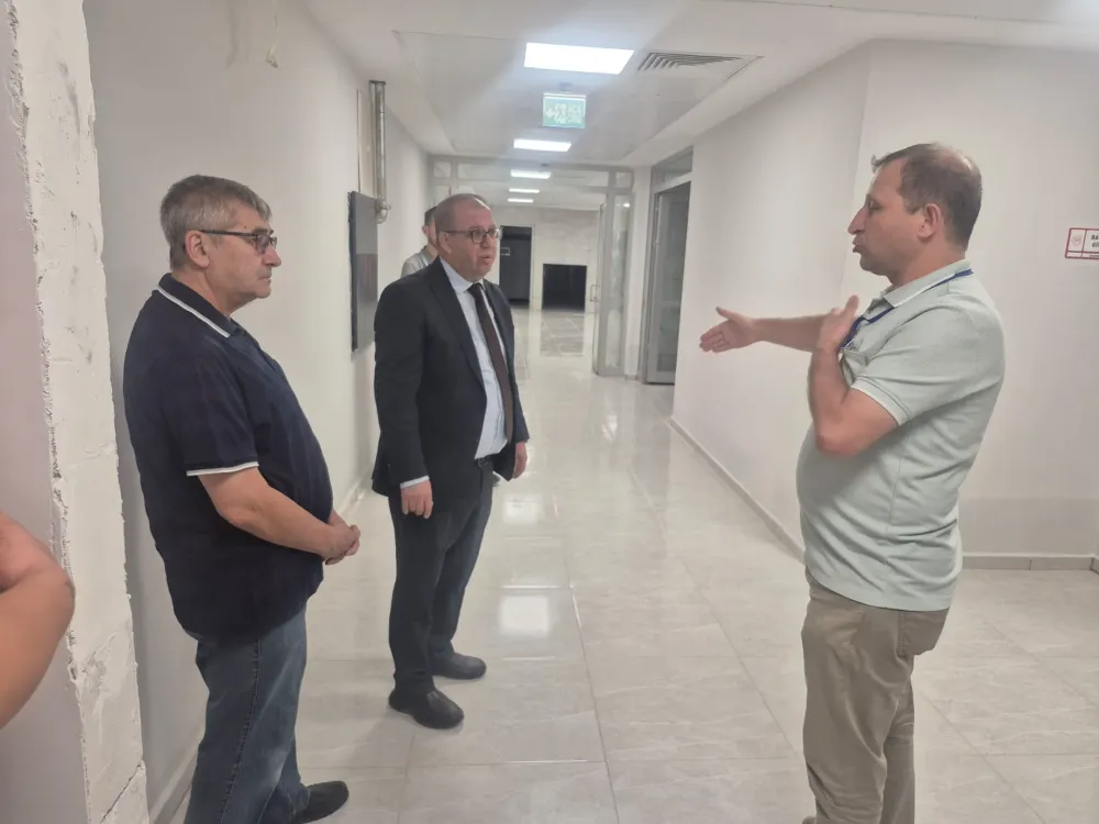 KAYMAKAM GÜLEN ÇALIŞMALARI YERİNDE İNCELEDİ